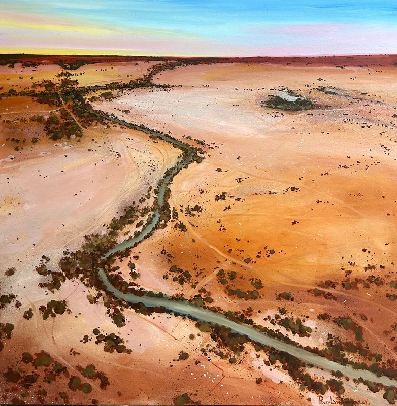 &quot;AUSTRALIAN WILDERNESS&quot;  100cm x 100cm