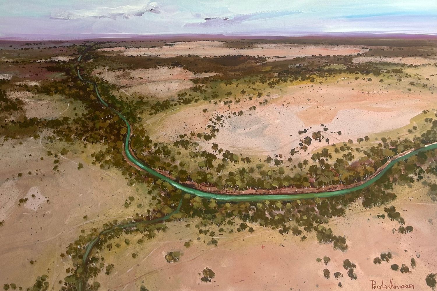 &quot;THE WARREGO MEETS THE DARLING&quot;  120cm x 80cm