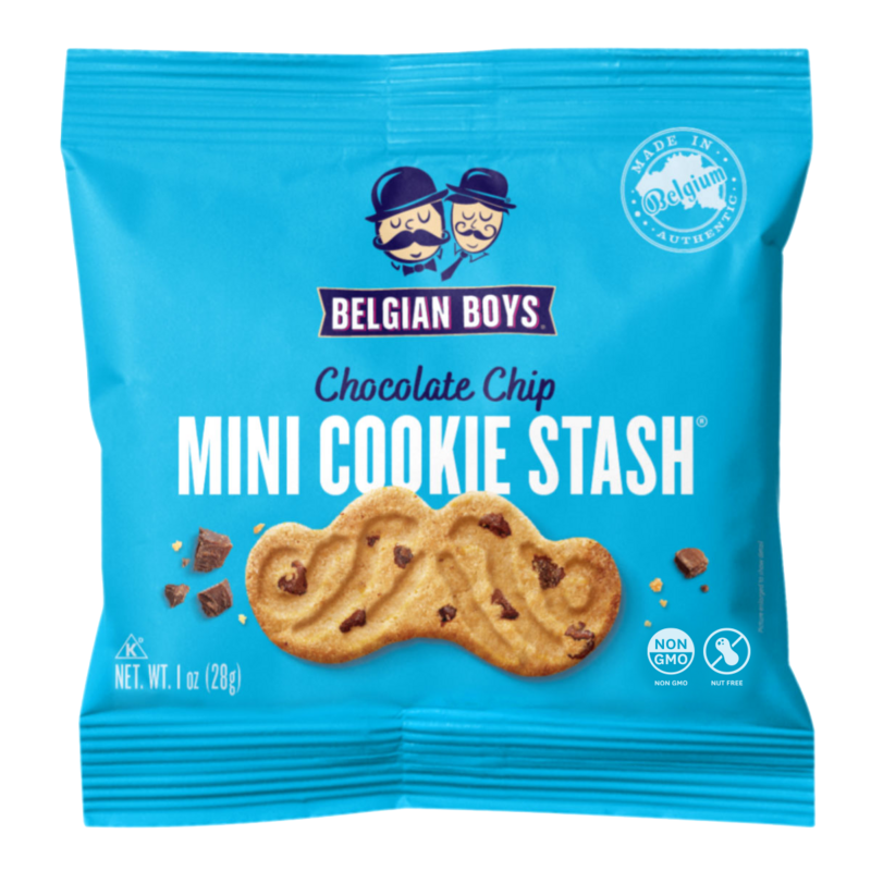 Belgian Boys Choc O Chips Mini Cookie Stash