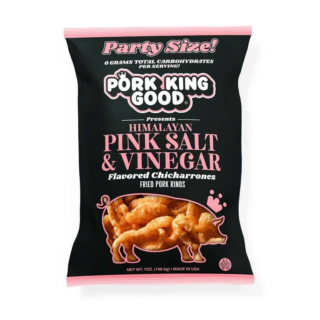 Pork King Good Pink Salt & Vinegar Pork Rinds