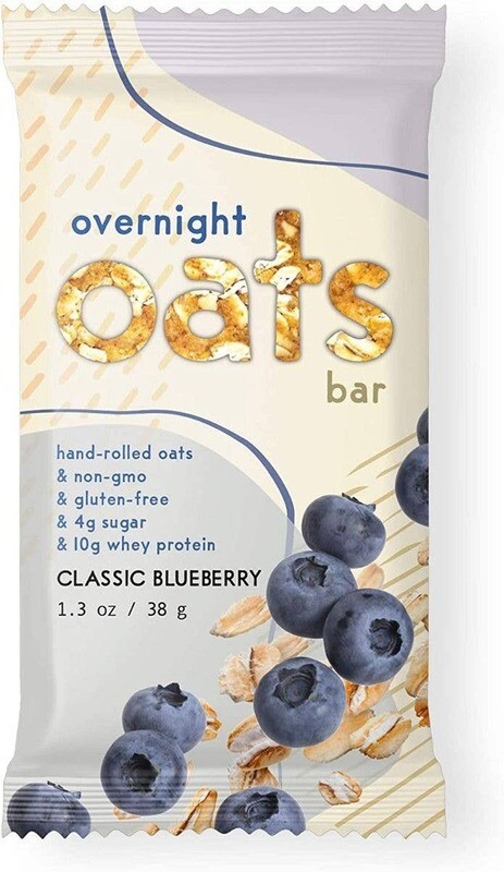 Overnight Oat Bars - Classic Blueberry