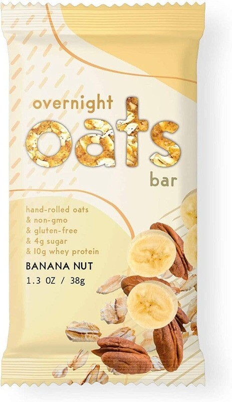 Overnight Oat Bars - Banana Nut