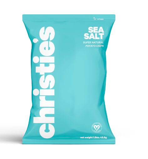 Christie's Sea Salt Potato Chips Snack Bag