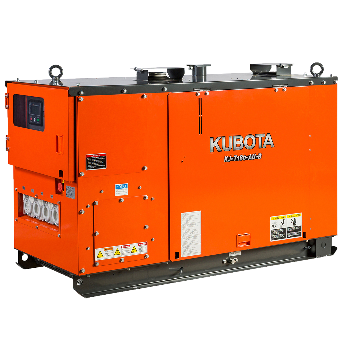 Kubota KJ-T180-AU-B Diesel Generator – 19.8 kVA Three Phase, Compact & Reliable - Please Contact us for Price and Availability.