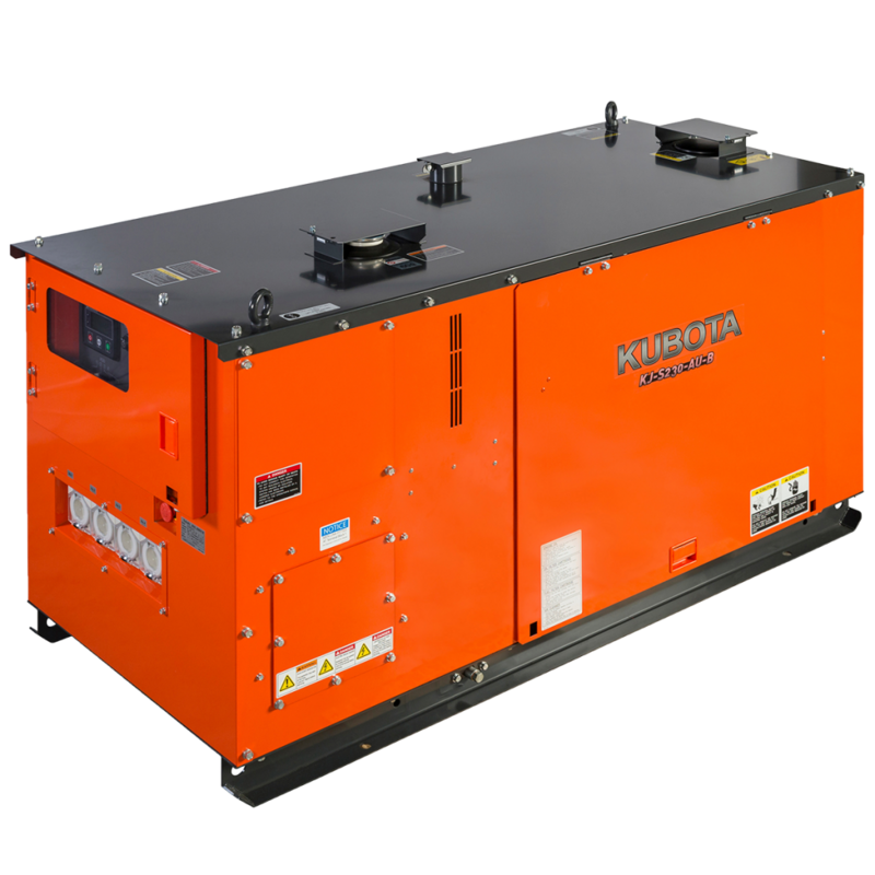 Kubota KJ-S230-AU-B Diesel Generator, 23kVA Single Phase, In Stock Darwin, Please Contact us for Price.