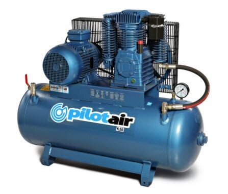 Pilot K30 Air Compressor- 415V/5.5 KW/200 L Rec./681 L/min FAD