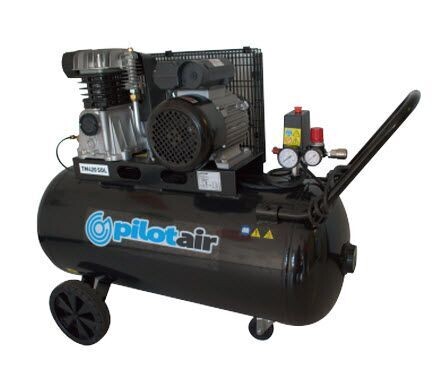 Pilot TM420SD+ Air Compressor- 240V/2.2 KW/50 L Rec./256 L/min FAD