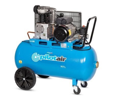 Pilot Air K17-90 3HP 240V Air Compressor - 257L/min (9.1 CFM) Free Air Delivery - Available in Darwin NT - Freight Included