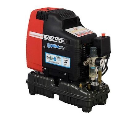 Pilot LEO Air Compressor - 240v/0.75KW/5L REC/37.5L/min FAD (Oil Free)