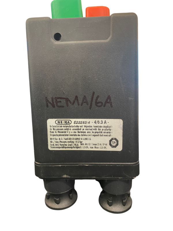PRESSURE SWITCH 415V NEMA 4-6.3A O’LOAD - In-Stock Darwin, Price Includes freight to Darwin 