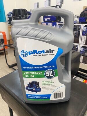 5 LITRE COMPRESSOR OIL  ISO-150 GRADE TO SUIT LARGE/HEAVY DUTY
