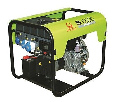 PRAMAC GENERATING SET S6500 +CONN Sigle phase 5.9kVA 230V 50Hz Yanmar L100N Engine Electric start / Diesel + HAU4 2 x 15A 1ph Australian Retail & 1 x 32A 1ph CEE Form outlets PRAMAC GENERATING SET S6500 +CONN Sigle phase 5.9kVA 230V 50Hz Yanmar L100N Engine Electric start / Diesel + HAU4 2 x 15A 1ph Australian Retail & 1 x 32A 1ph CEE Form outlets