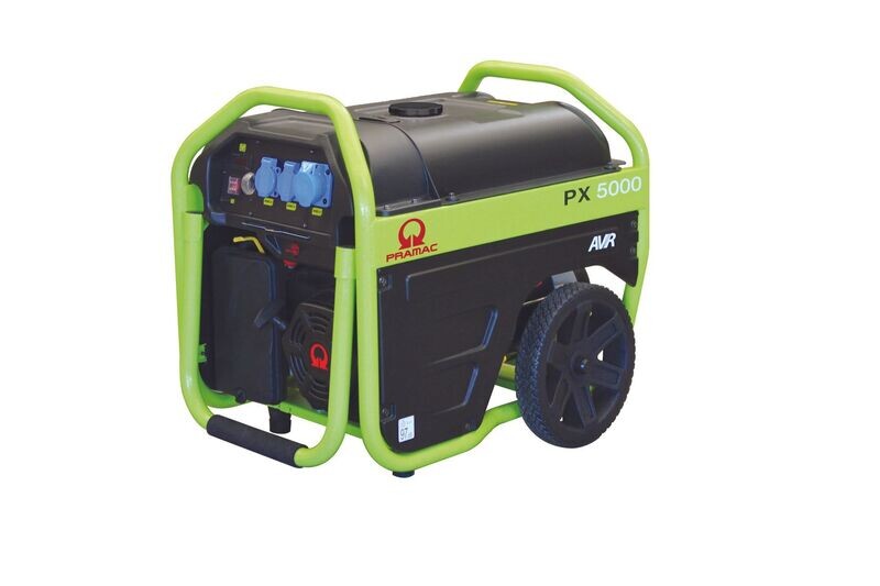 PRAMAC PX5000 4.2kVA Petrol AVR Portable Generator, Price Includes Freight to Darwin. 