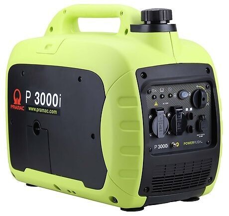 PRAMAC GENERATING SET P3000i INVERTER Single phase 2.6kVA 230V 50Hz PRAMAC Engine Hand start / Petrol +HAU1 1 x 15A 1ph Australian Retail outlets PRAMAC GENERATING SET P3000i INVERTER Single phase 2.6kVA 230V 50Hz PRAMAC Engine Hand start / Petrol +HAU1 1 x 15A 1ph Australian Retail outlets