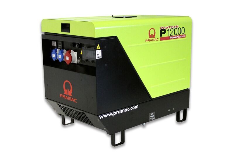 PRAMAC GENERATING SET P12000 +CONN + AVR + RCD Single phase 11.88kVA 230V 50Hz Honda GX630 Engine Electric start / Petrol + HAU4 2 x 15A 1ph Australian Retail & 1 x 32A 1ph CEE Form outlets PRAMAC GENERATING SET P12000 +CONN + AVR + RCD Single phase 11.88kVA 230V 50Hz Honda GX630 Engine Electric start / Petrol + HAU4 2 x 15A 1ph Australian Retail & 1 x 32A 1ph CEE Form outlets