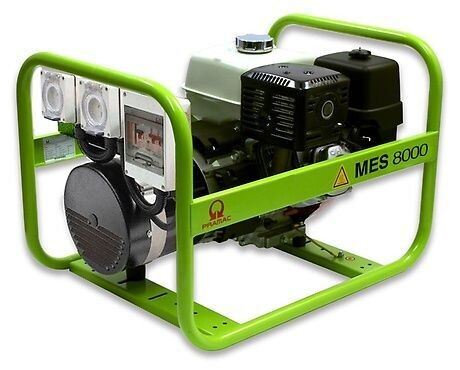 Pramac MES8000 Honda powered, Electric Start 7.2kVA Petrol Generator