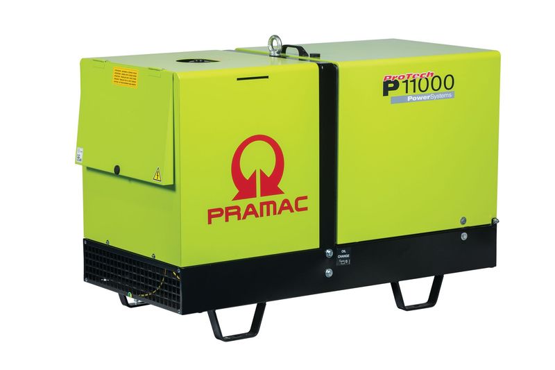 PRAMAC P11000-AMF 10.8kVA Three Phase Silenced Auto Start Diesel Generator, Price Includes Freight to Darwin. 