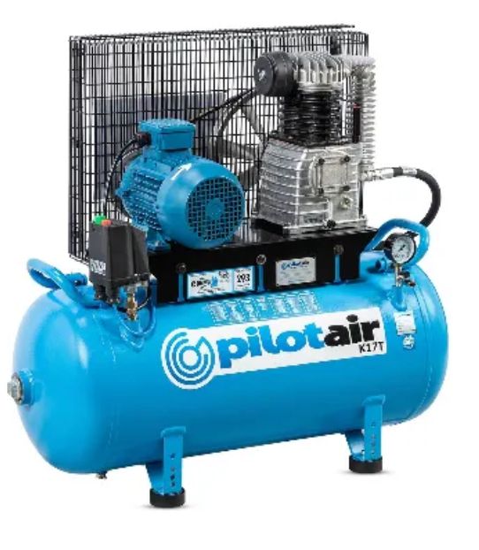 Pilot Air K17T 3HP 415V 3-Phase Air Compressor - 292L/min (10.3CFM) Free Air Delivery - Available in Darwin NT - Freight Included