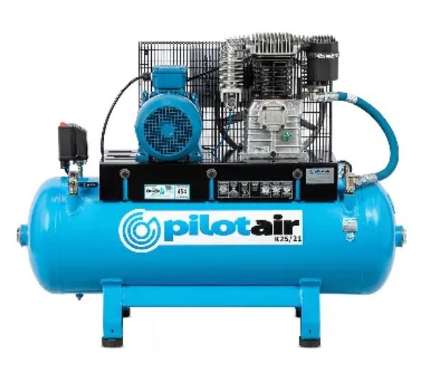 Pilot Air K25/21 5.5HP 415V 3-Phase Air Compressor - 454L/min (16.0CFM) Free Air Delivery - Available in Darwin NT - Freight Included