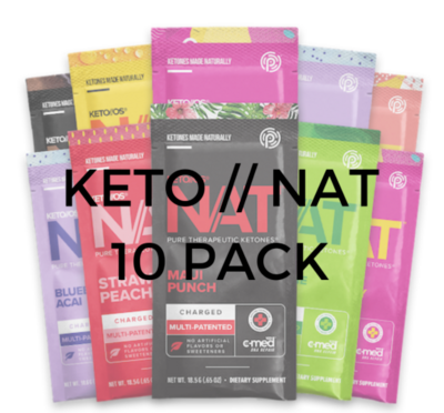 Keto OS // NAT 10 Servings Trial Pack