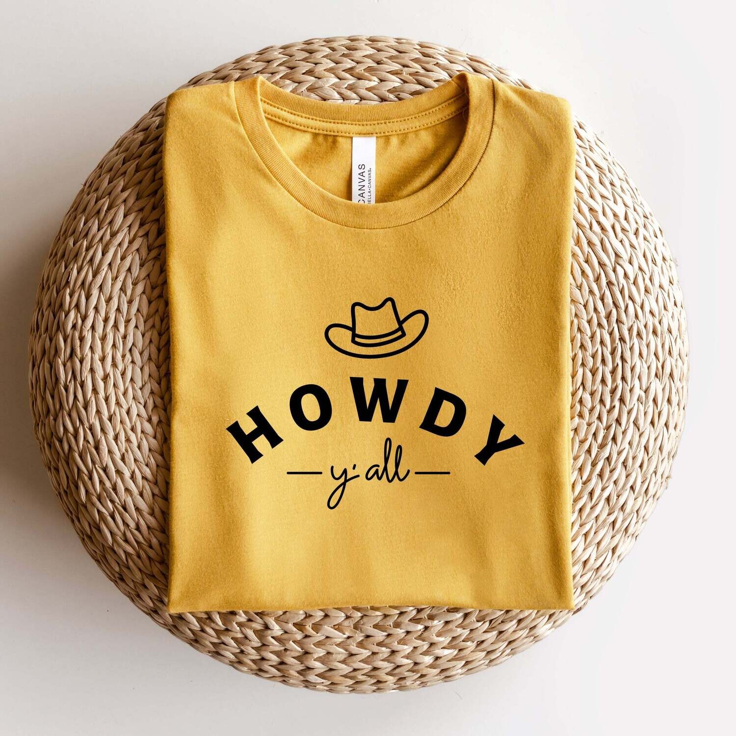 Howdy Y'all Hat | Short Sleeve Crew Neck