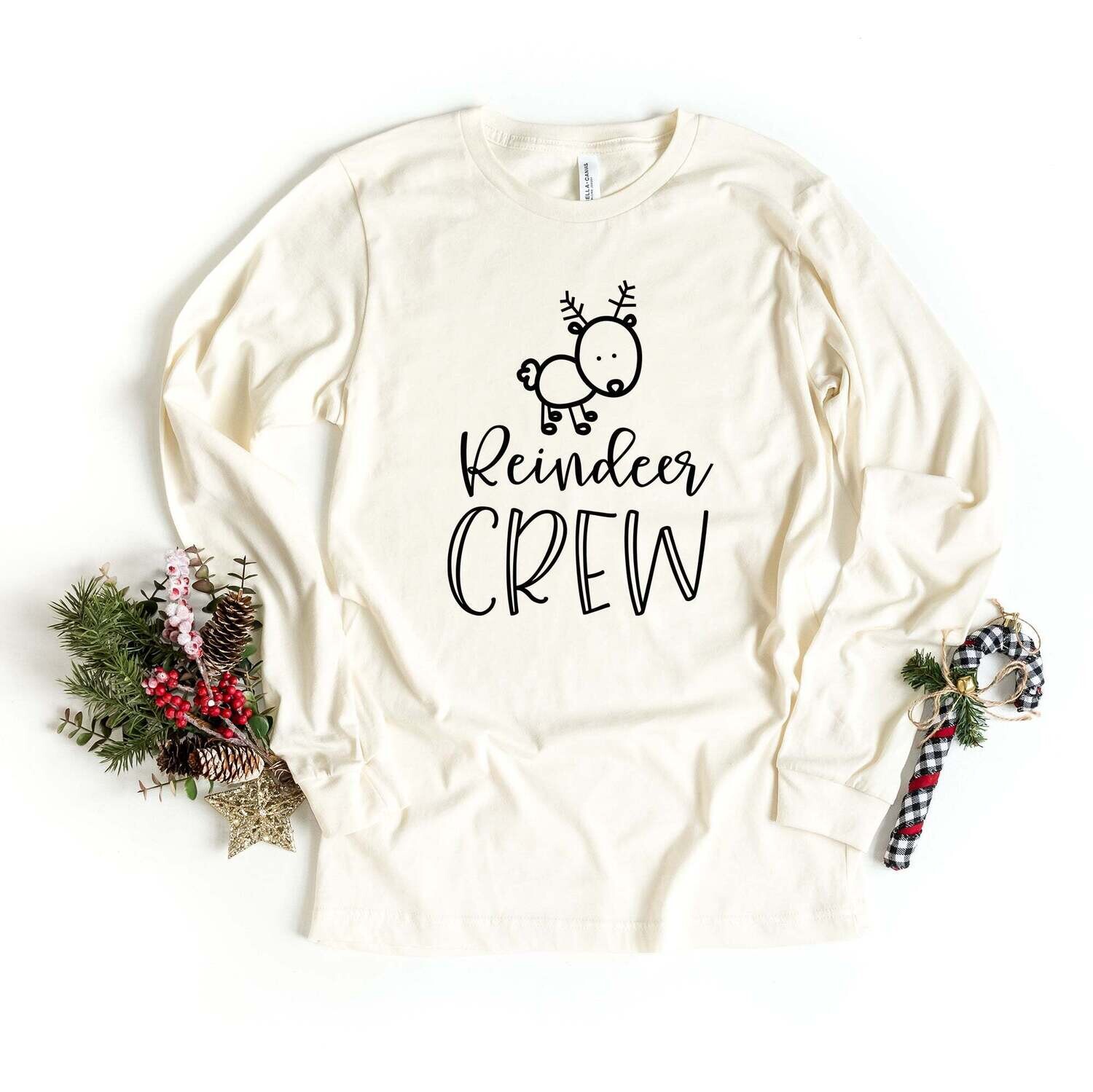 Reindeer Crew | Long Sleeve Crew Neck