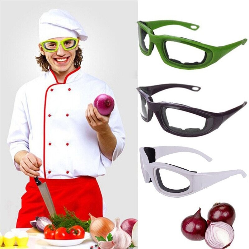 Kitchen Onion Slicing Goggle Glasses Eye Cooking BBQ Kitchen Gadget