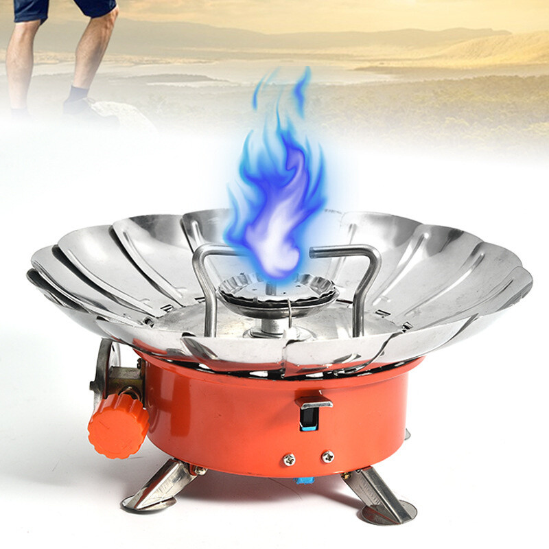 Portable Tourist Integrated Gas Stove Camper Gas Cooker Outdoor Cooking Burner