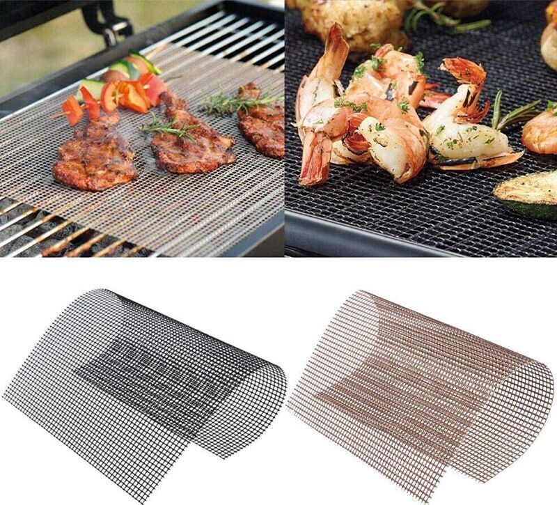 Non Stick Cooking BBQ Barbecue Grill Mesh Mats