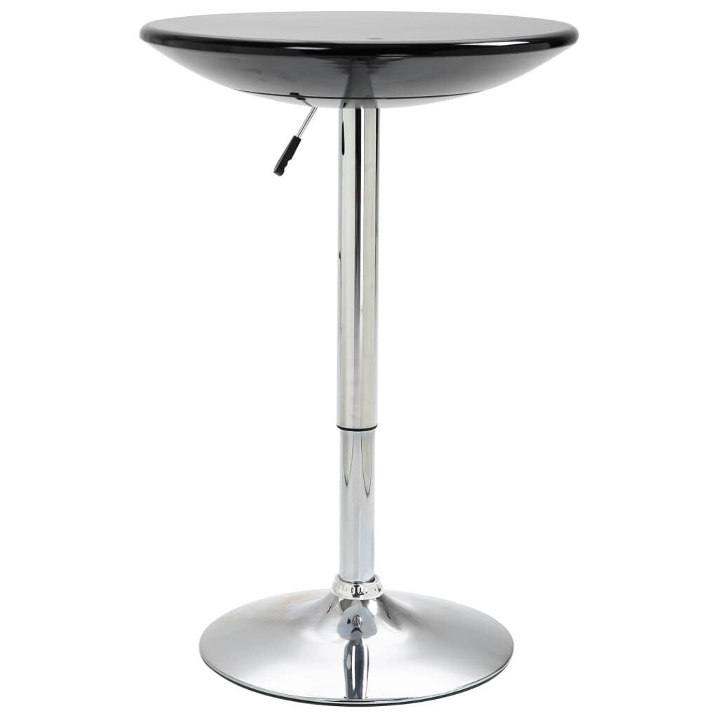 vidaXL Bar Table ABS Pub Counter Pedestal Cocktail Cafe Table White/Black