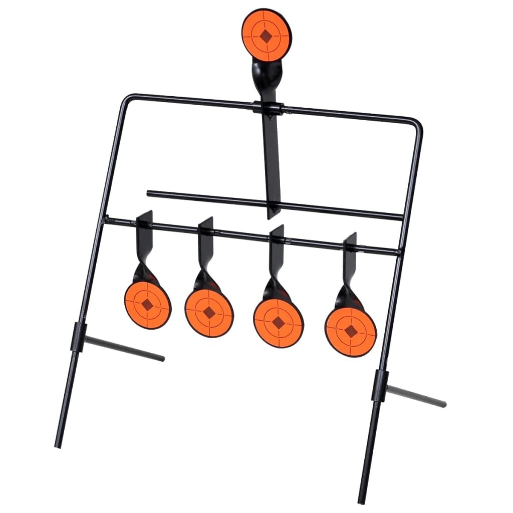 vidaXL Auto Reset Spinner Shooting Target with 4 + 1 Targets