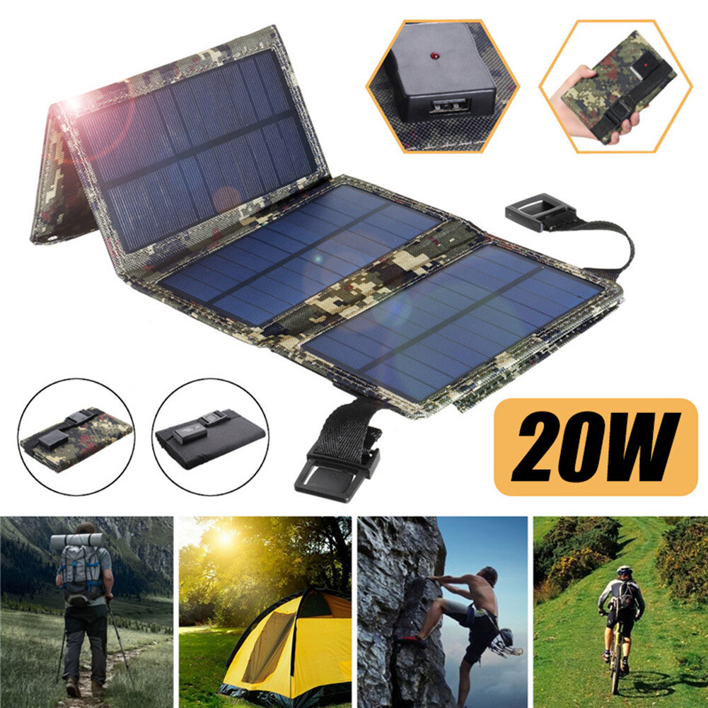 Outdoor Mobile Phone Solar Panel Charging Bag