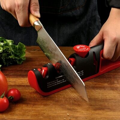 Knife Sharpener 5 in 1 Professional Adjustable Angle Kitchen Scissor