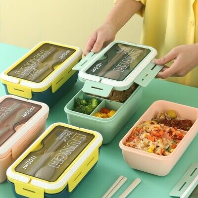 Plastic Lunch Box Microwave Sealed Fresh-keeping Box