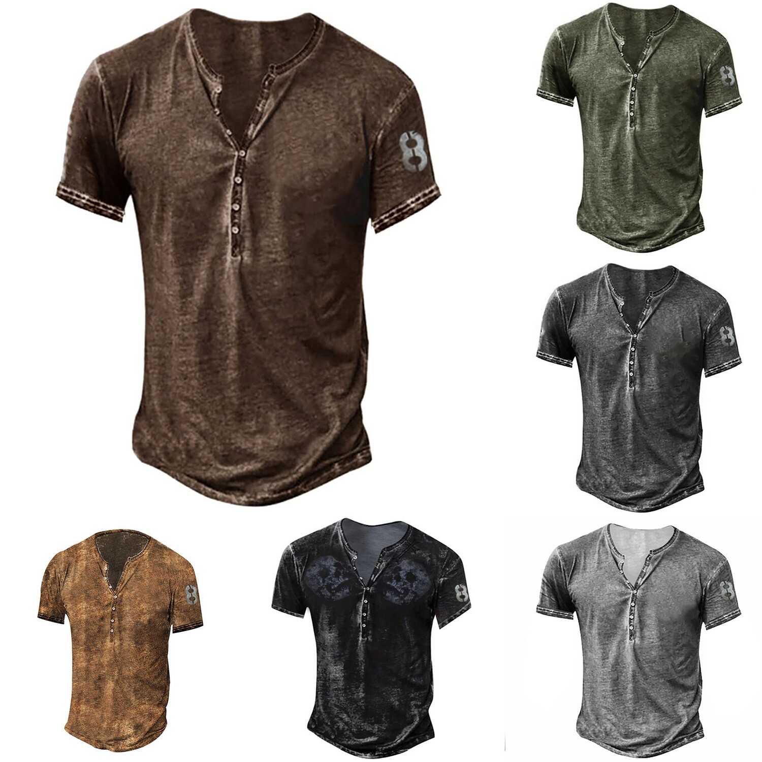 Vintage T Shirts for Men 3D Print American Tops Short Sleeve Oversized Hip Hop O Neck Cotton T-Shirts Men Clothing Camiseta 4XL