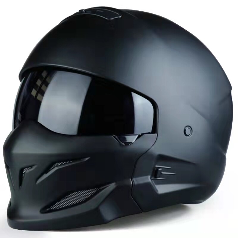 Vintage 3/4 Half Face Electric Bike Helm Full Face Motor Cycle Helmet For Men Classic Scorpion Helmets Motorcycles Accessories