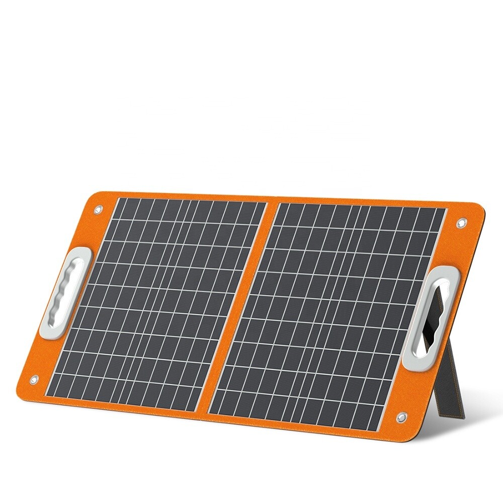 TRAVIA EU US Warehouse 18V 100W Portable Solar Panel Outdoor Charger Solar Generator Foldable For Power Station 5 Years Warranty