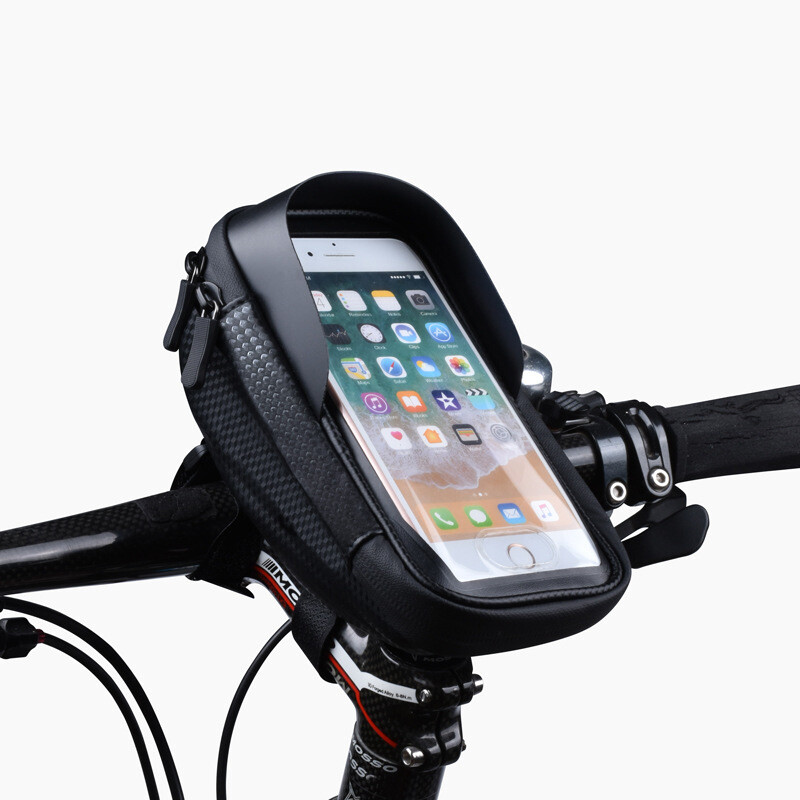 Waterproof Cycling Bicycle Bike Head Tube Handlebar Cell Mobile Phone Bag Case Holder