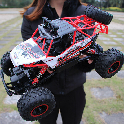 Toy car oversized remote control car drifting off-road