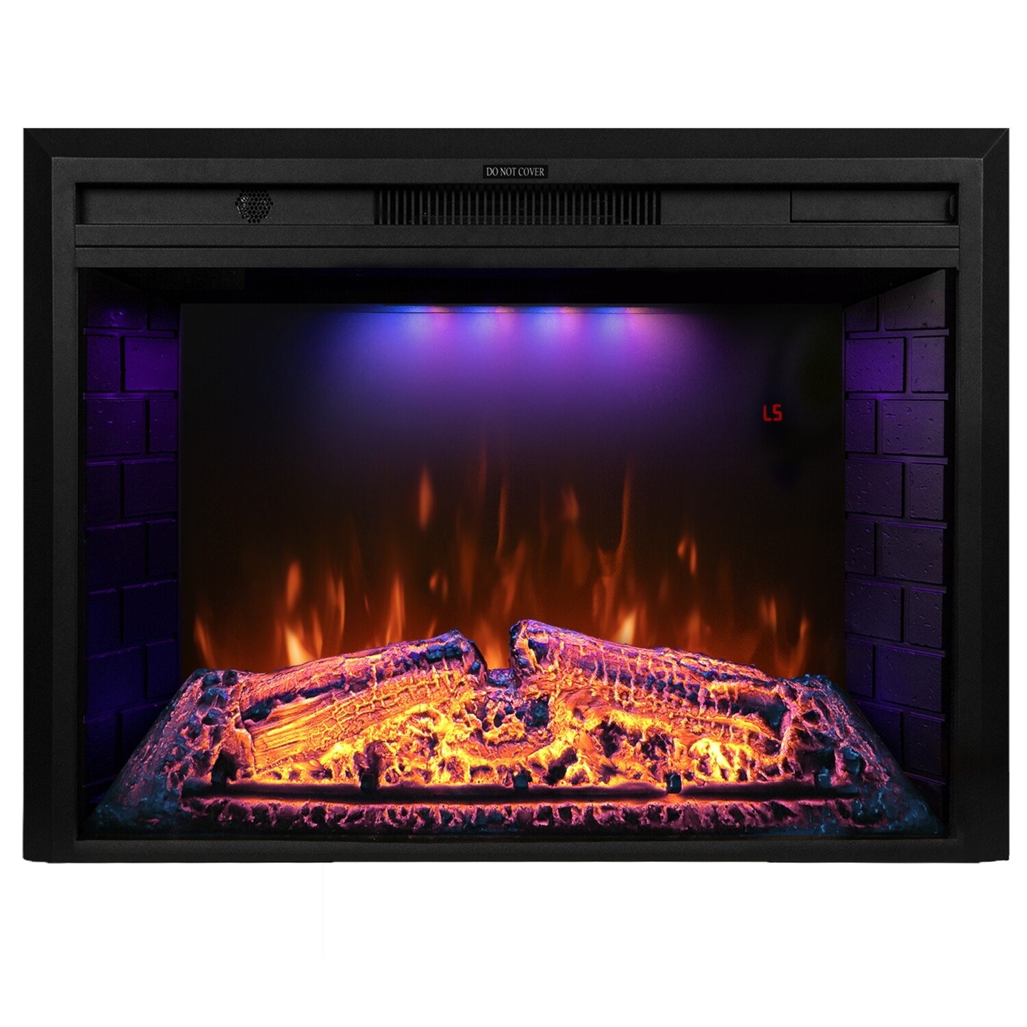 Luxstar 33 Inches Insert Electric Fireplaces with LED Screen
