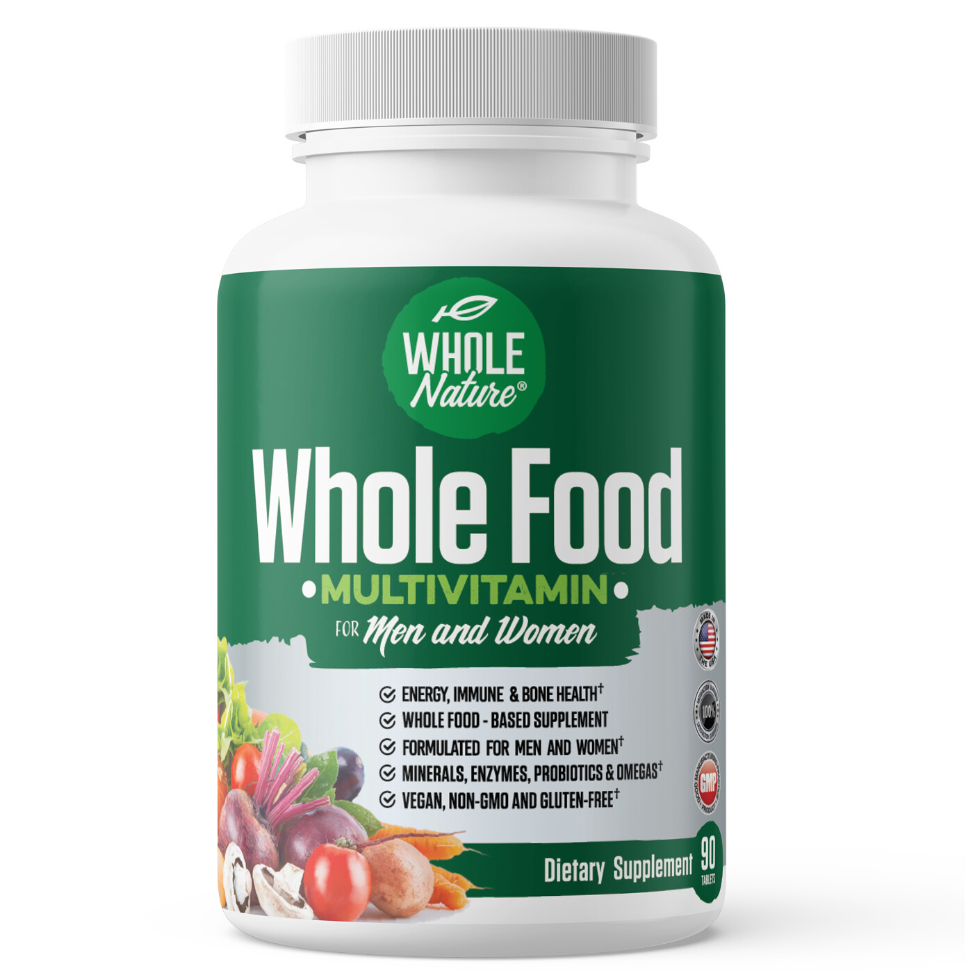 Whole Nature Whole Food Multivitamin For Men & Women