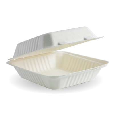 Biocane Clamshell 7.8 x 8 x 3"