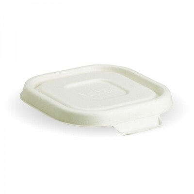Square Pulp Lunch Box Lid White Square Pulp Lunch Box Lid White