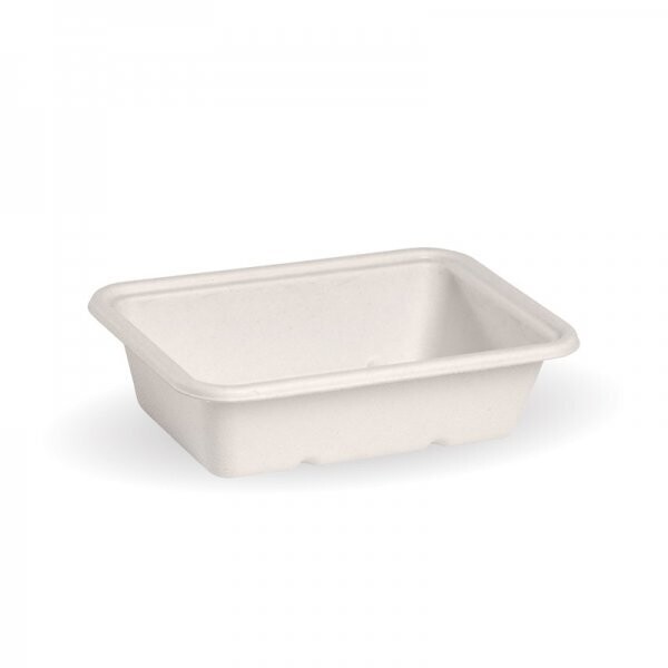 SMALL LUNCH BOX RECTANGLE 600ML WHITE