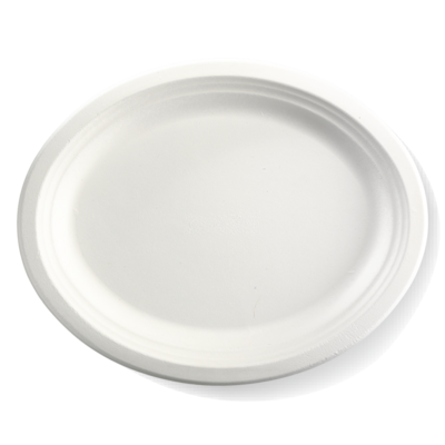 12.5x10" OVAL BIOCANE PLATE