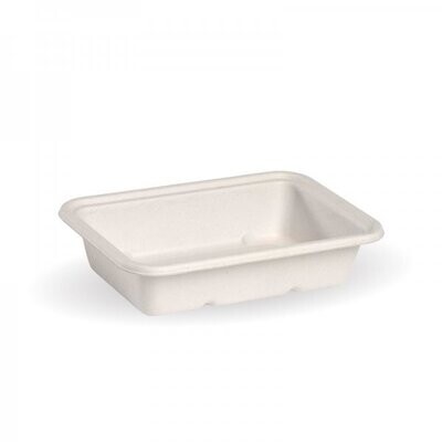 SMALL LUNCH BOX RECTANGLE 500ML WHITE