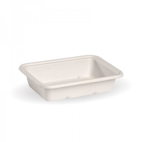 SMALL LUNCH BOX RECTANGLE 500ML WHITE