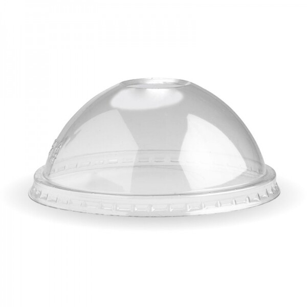 PET Domed LID 12, 16, 24, 32oz Bio Paper Bowls