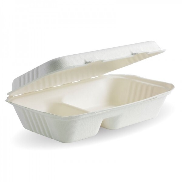 Biocane Clamshell Lunch Box 2 compartment
