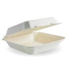 Biocane Clamshell 9x9x3 Biocane Clamshell 9x9x3"